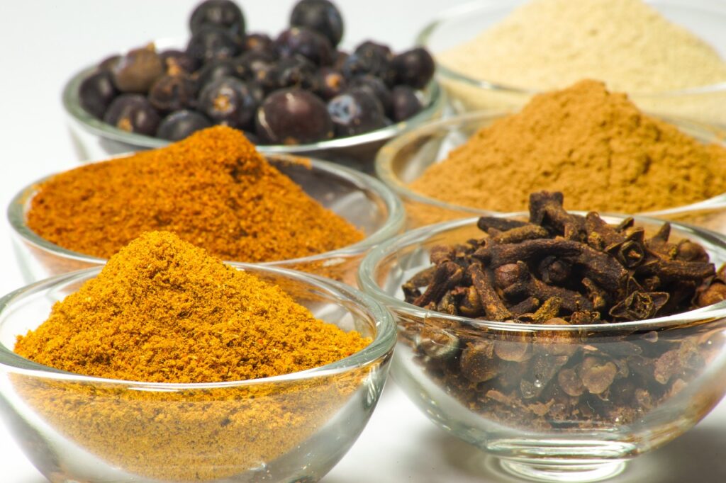 Curry spice ingredients